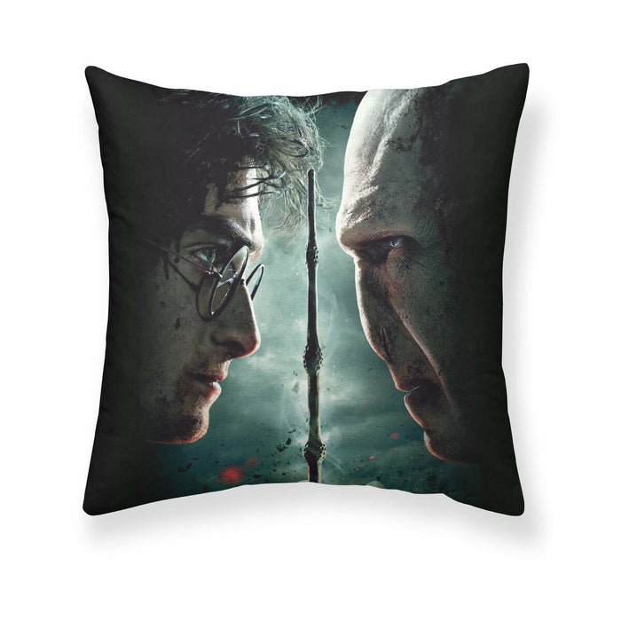 Husă de pernă de canapea Harry Potter vs Voldemort 50 x 50 cm