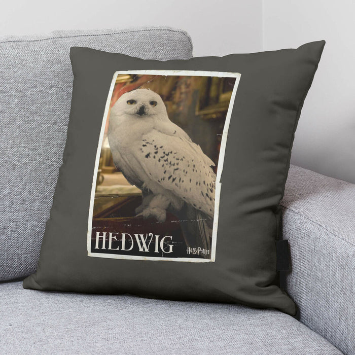 Husă de pernă de canapea Harry Potter Hedwig 50 x 50 cm