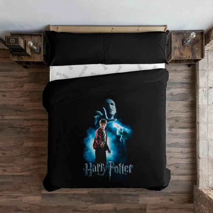 Husă de pilotă Harry Potter vs Voldemort Multicolor 155 x 220 cm Pat 90