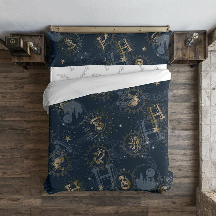 Husă de pilotă Harry Potter Rivalry Multicolor 180 x 220 cm Pat 105