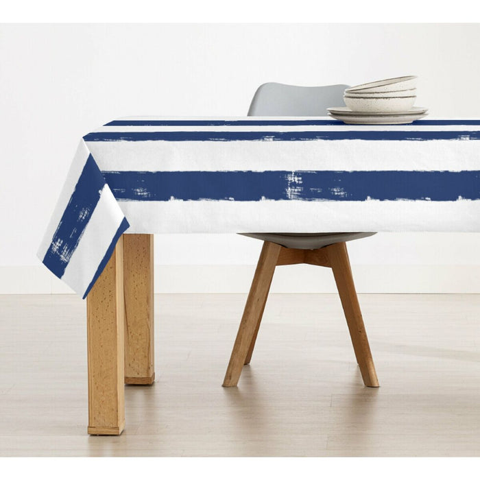 Față de Masă Belum T012 Albastru 155 x 155 cm Dungi