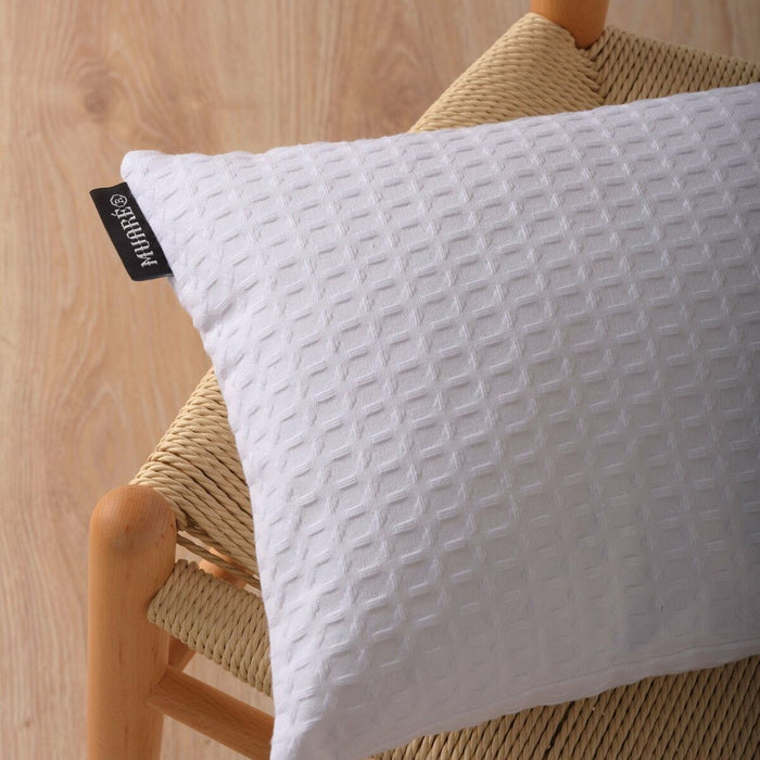 Husă de pernă de canapea Belum Waffle Alb 50 x 50 cm