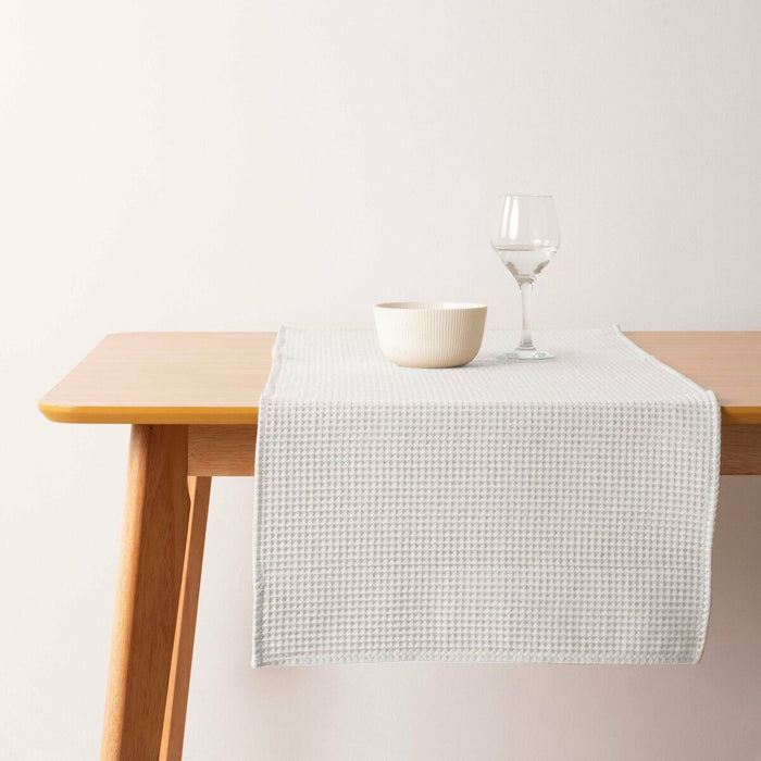 Șervet pentru Masă Belum Waffle Crem Natural 45 x 140 cm