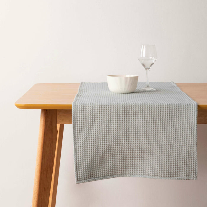Șervet pentru Masă Belum Waffle Gri deschis 45 x 140 cm