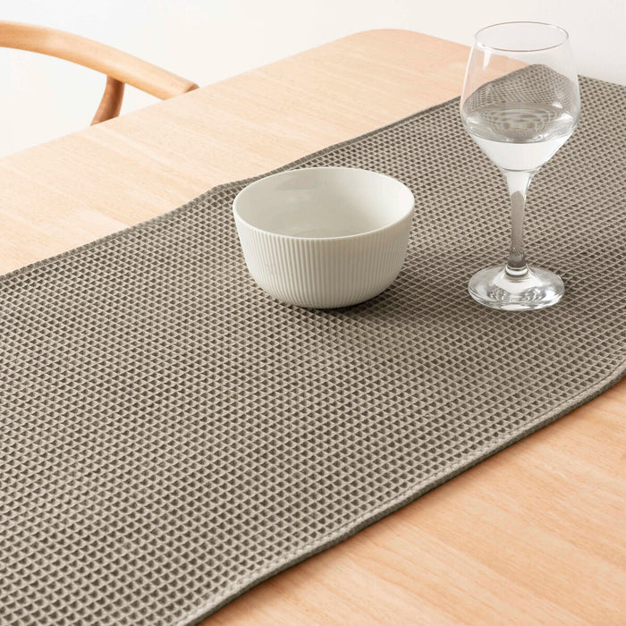 Șervet pentru Masă Belum Waffle Walnut 45 x 140 cm