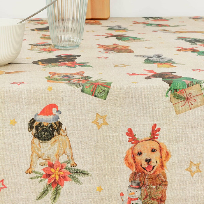 Față de masă din rășină rezistentă la pete Belum Christmas 100 x 140 cm
