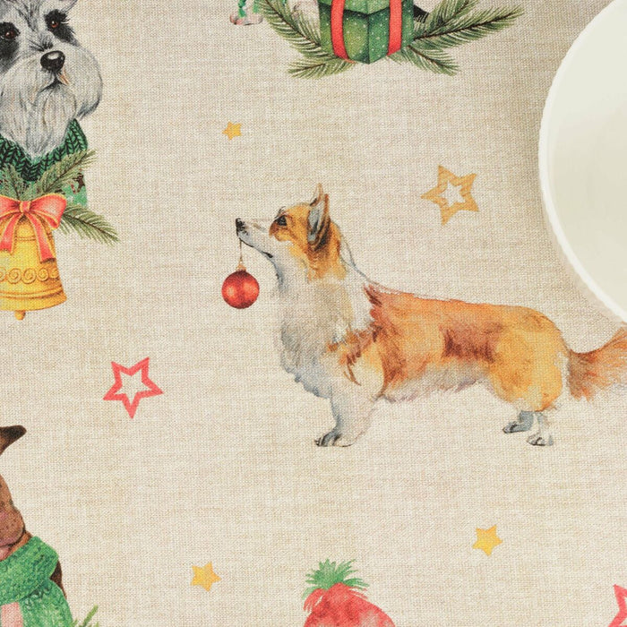 Față de masă din rășină rezistentă la pete Belum Christmas 250 x 140 cm