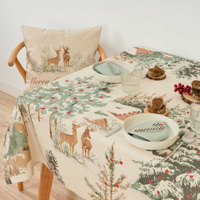 Față de masă din rășină rezistentă la pete Belum Christmas Deer 100 x 140 cm