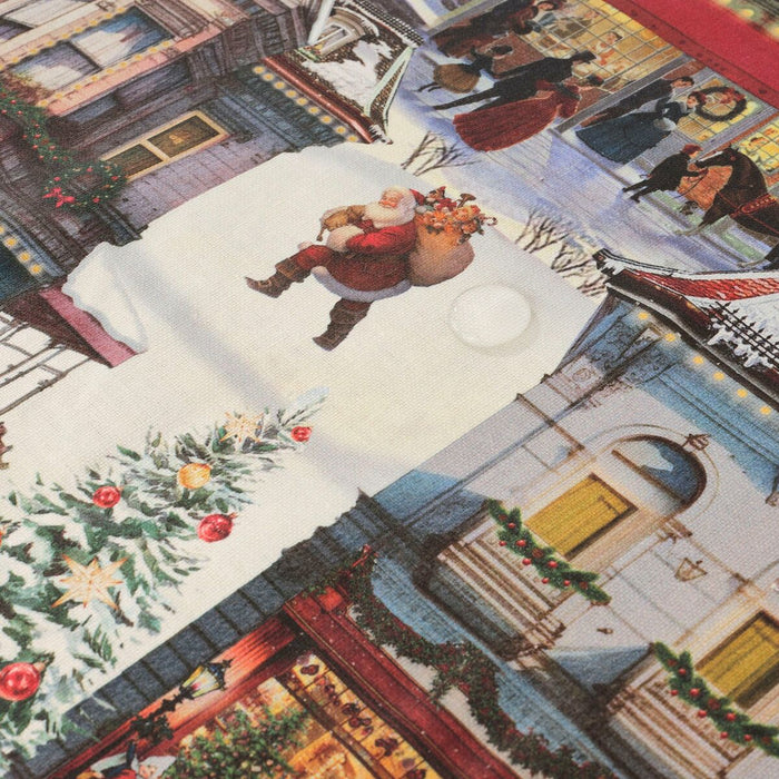 Față de masă din rășină rezistentă la pete Belum Christmas City 250 x 140 cm