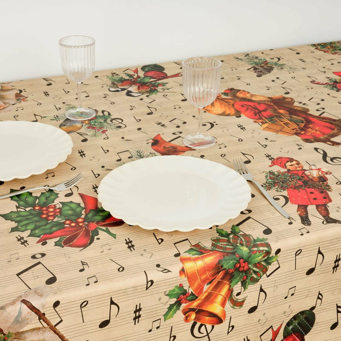Față de masă din rășină rezistentă la pete Belum Christmas Sheet Music 100 x 140 cm