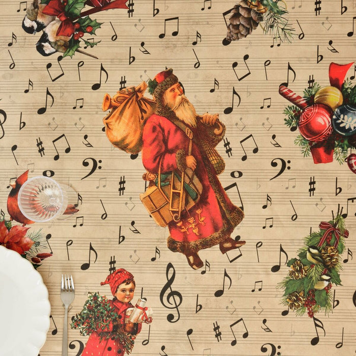 Față de masă din rășină rezistentă la pete Belum Christmas Sheet Music 100 x 140 cm