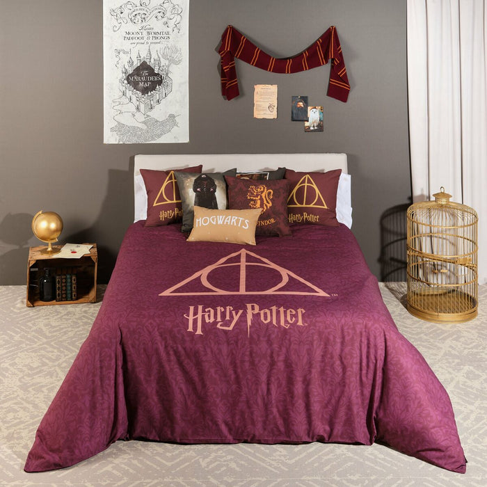 Husă de pilotă Harry Potter Deathly Hallows 240 x 220 cm Pat 150/160