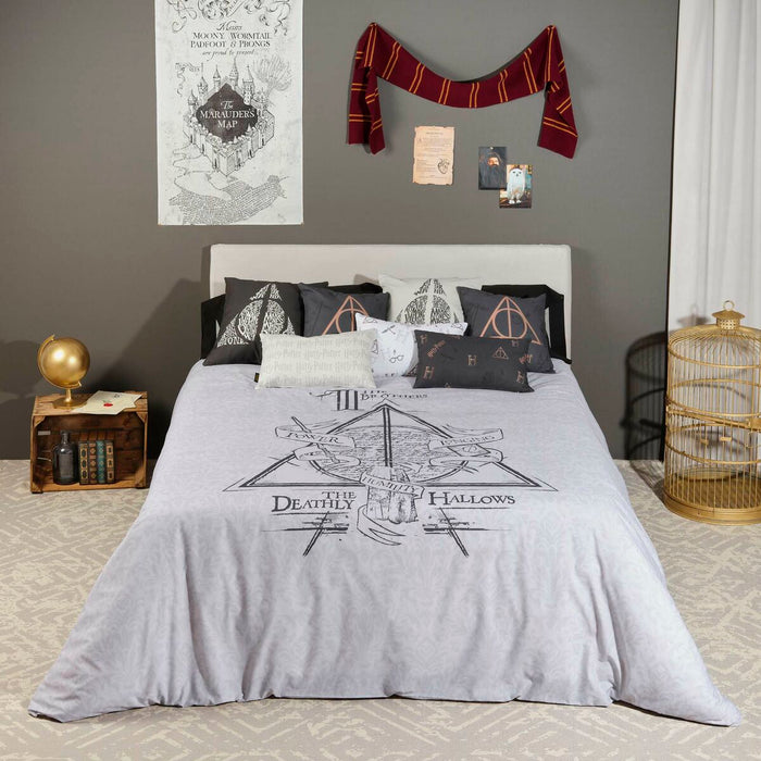 Husă de pilotă Harry Potter Deathly Hallows Legend 220 x 220 cm Pat 135/140