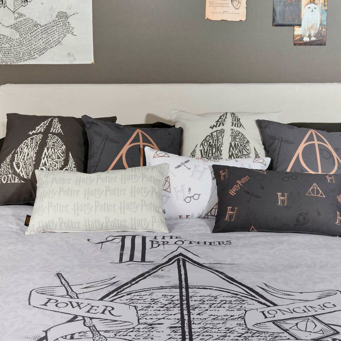 Husă de pilotă Harry Potter Deathly Hallows 200 x 200 cm Pat 120