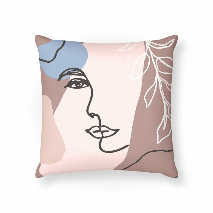 Husă de pernă de canapea Belum Faces II A Multicolor 45 x 10 x 45 cm