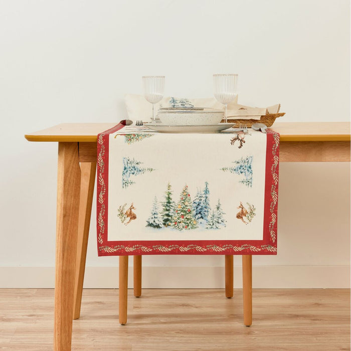 Șervet pentru Masă Belum Christmas Landscape 45 x 140 cm