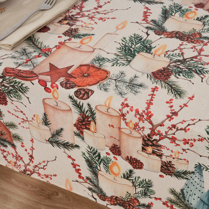 Față de masă din rășină rezistentă la pete Belum Christmas 100 x 140 cm
