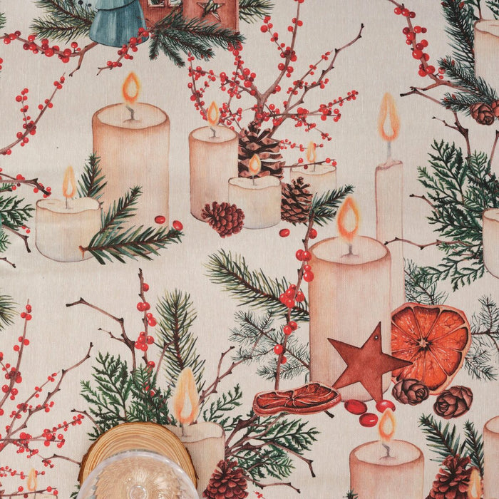 Față de masă din rășină rezistentă la pete Belum Christmas 100 x 140 cm