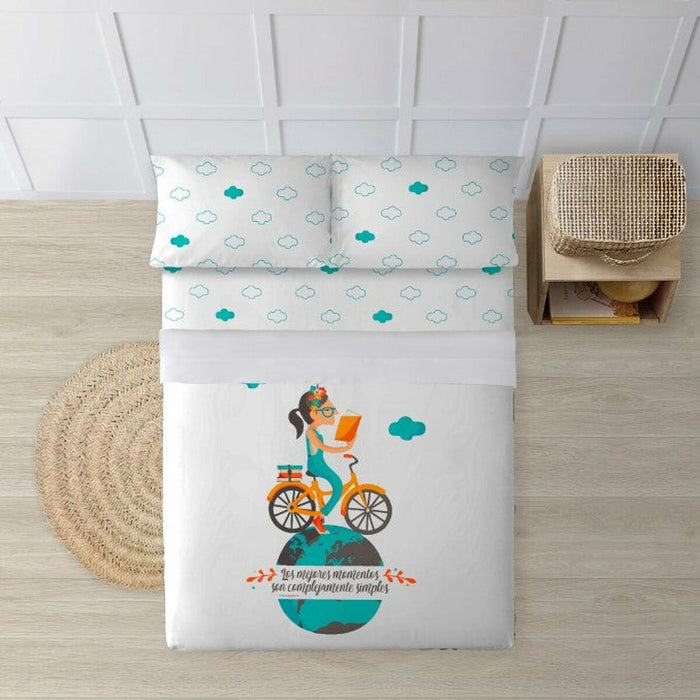 Set de foi Decolores Bici Multicolor 240 x 270 cm