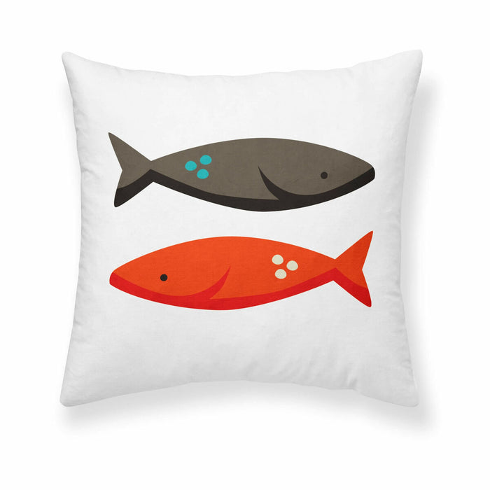 Husă de pernă de canapea Decolores Peces Rojo Roșu 50 x 50 cm