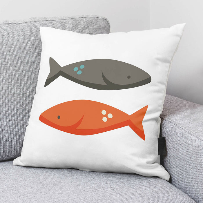 Husă de pernă de canapea Decolores Peces Rojo Roșu 50 x 50 cm
