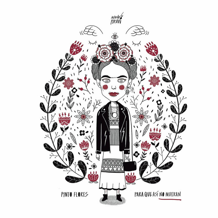 Set de foi Decolores Pinto Frida de Mundopiruuu Multicolor 160 x 270 cm