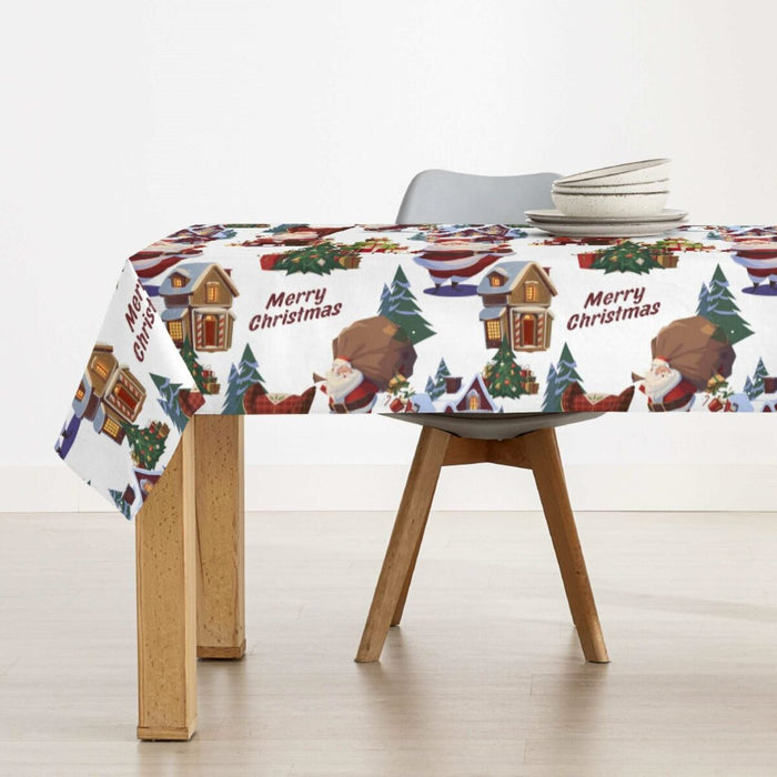 Față de masă din rășină rezistentă la pete Belum Papa Noel 140 x 140 cm