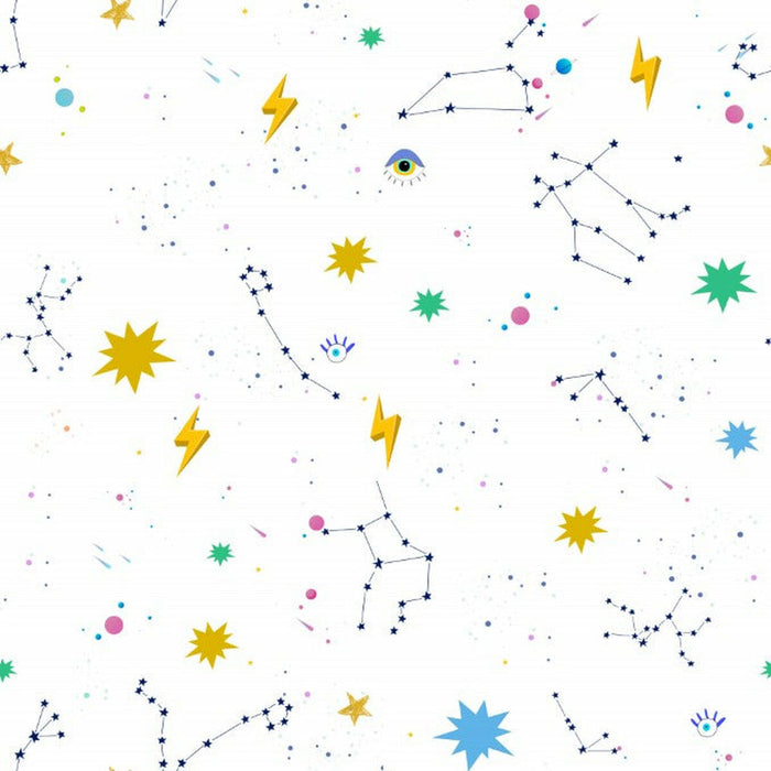Foaie de fund montată Decolores Cosmos Multicolor 105 x 200 cm