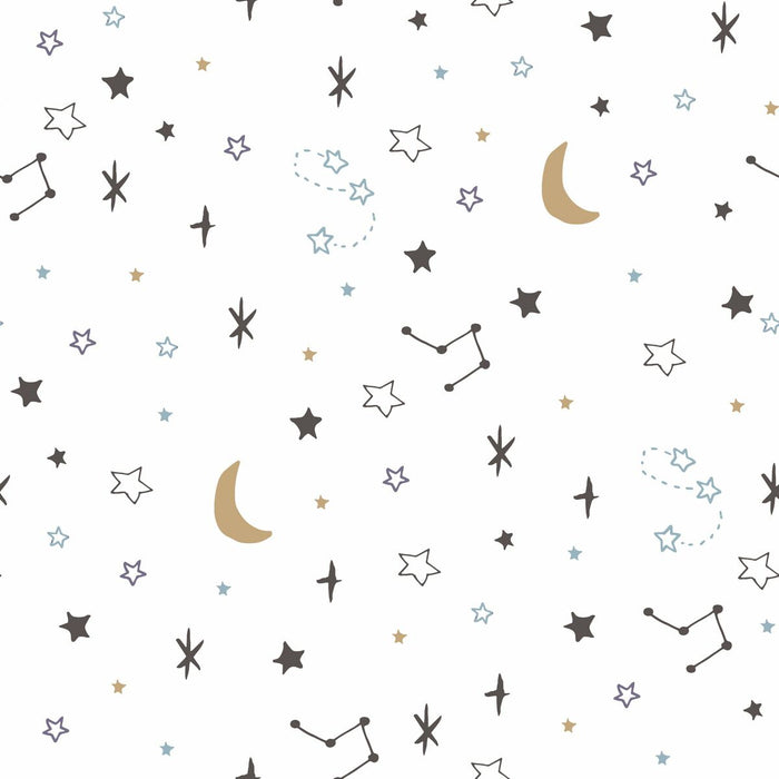 Foaie de fund montată Kids&Cotton Dayton Multicolor 105 x 200 cm