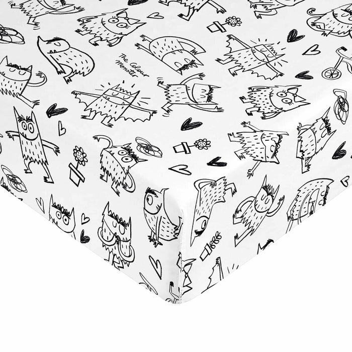 Foaie de fund montată Decolores Monstre black 60x120cm