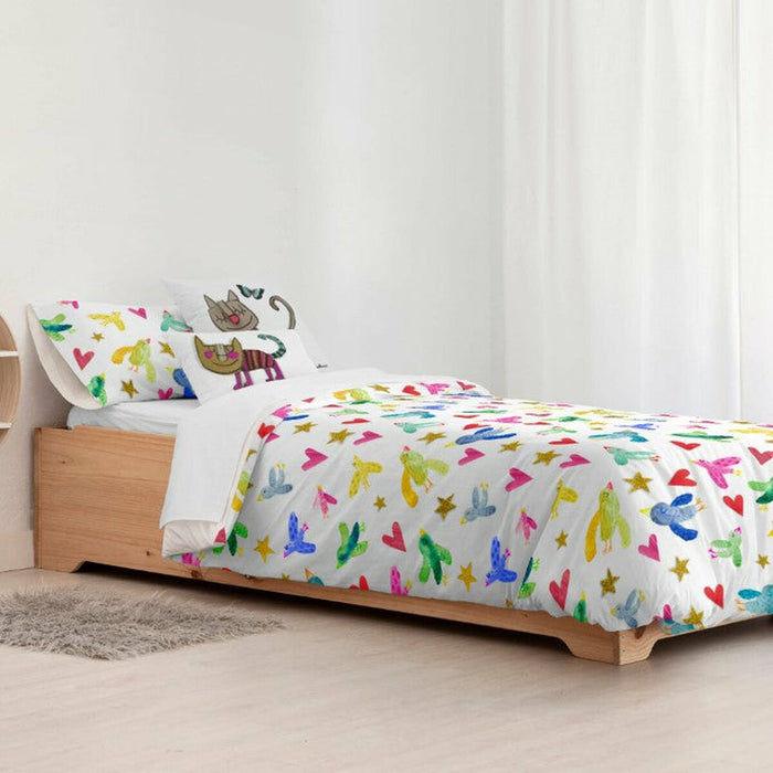 Husă de pilotă Decolores Ocells Multicolor 200 x 200 cm