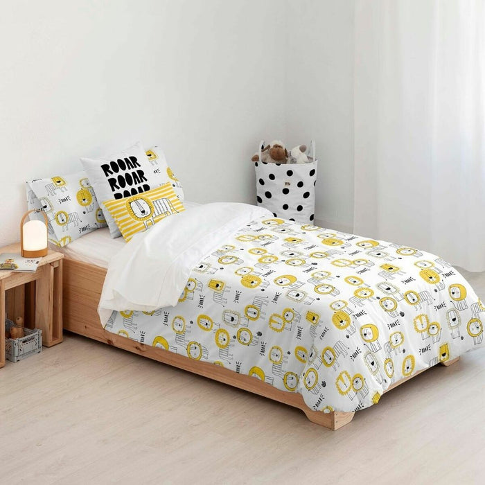 Husă de pilotă Kids&Cotton Dakari Small Alb Negru 180 x 240 cm