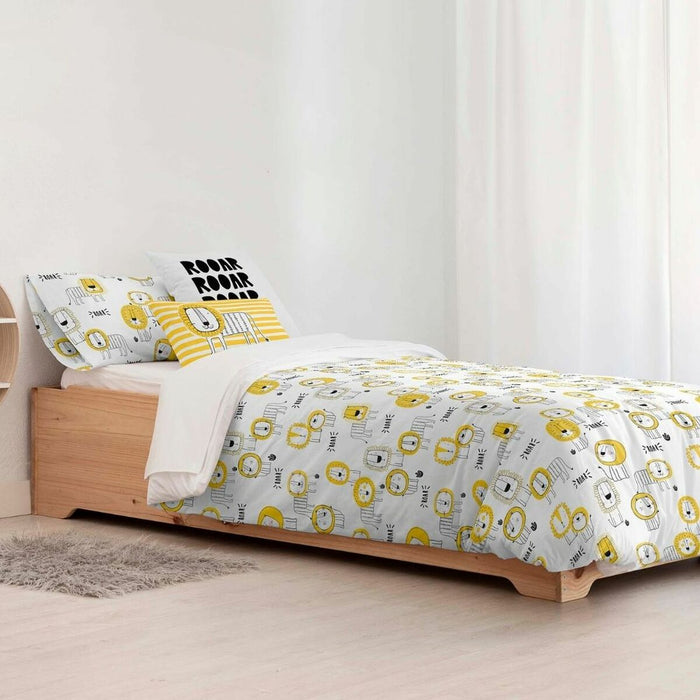 Husă de pilotă Kids&Cotton Dakari Small Alb Negru 180 x 240 cm