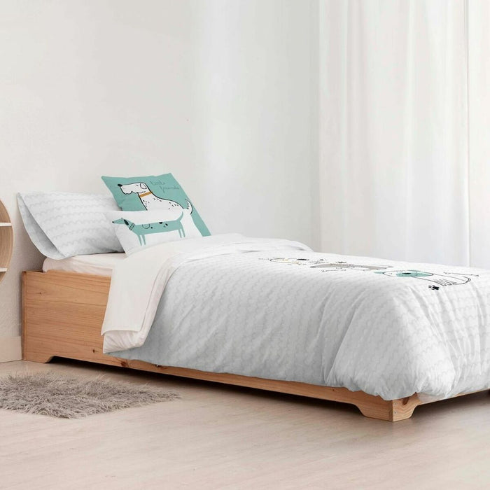 Husă de pilotă Kids&Cotton Huali Big Albastru Alb 180 x 240 cm