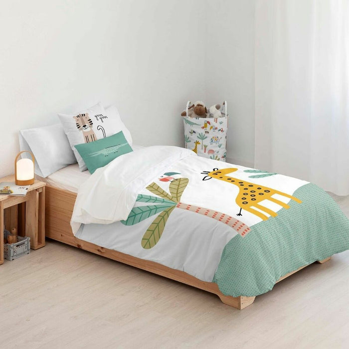 Husă de pilotă Kids&Cotton Jeddah Big Alb Mentă 180 x 240 cm