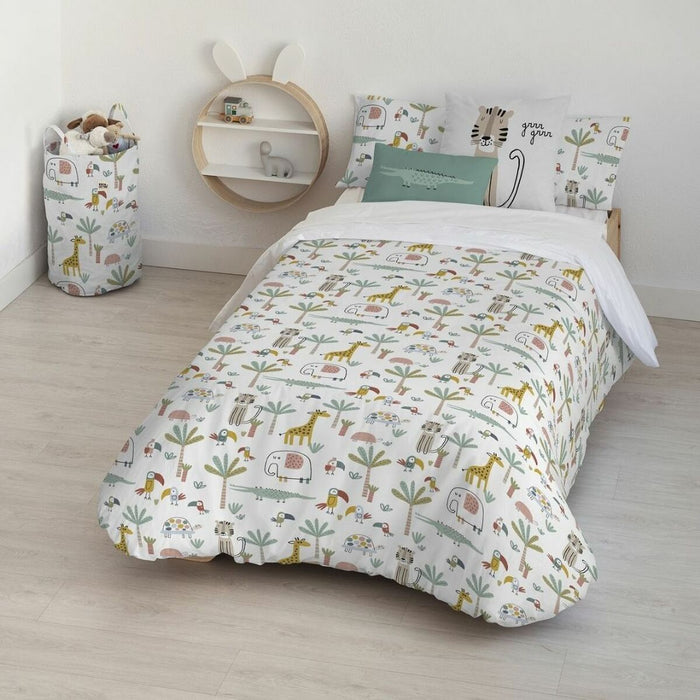 Husă de pilotă Kids&Cotton Jeddah Small Alb Mentă 180 x 240 cm