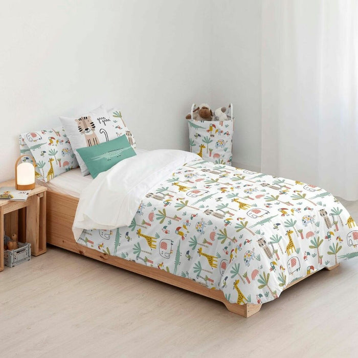 Husă de pilotă Kids&Cotton Jeddah Small Alb Mentă 180 x 240 cm
