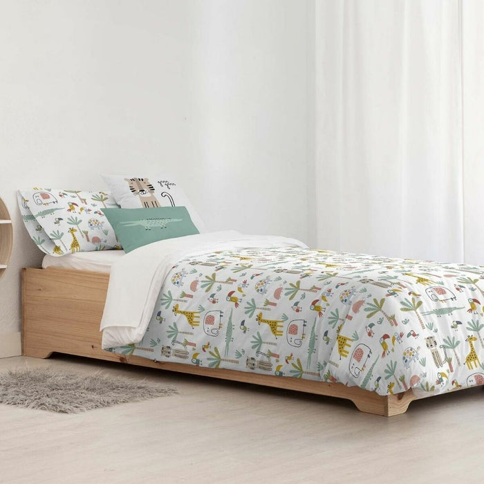 Husă de pilotă Kids&Cotton Jeddah Small Alb Mentă 180 x 240 cm