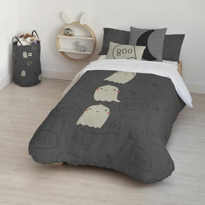 Set husă de pătură Kids&Cotton Lorin Big Negru 155 x 220 cm