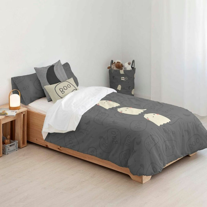 Set husă de pătură Kids&Cotton Lorin Big Negru 155 x 220 cm
