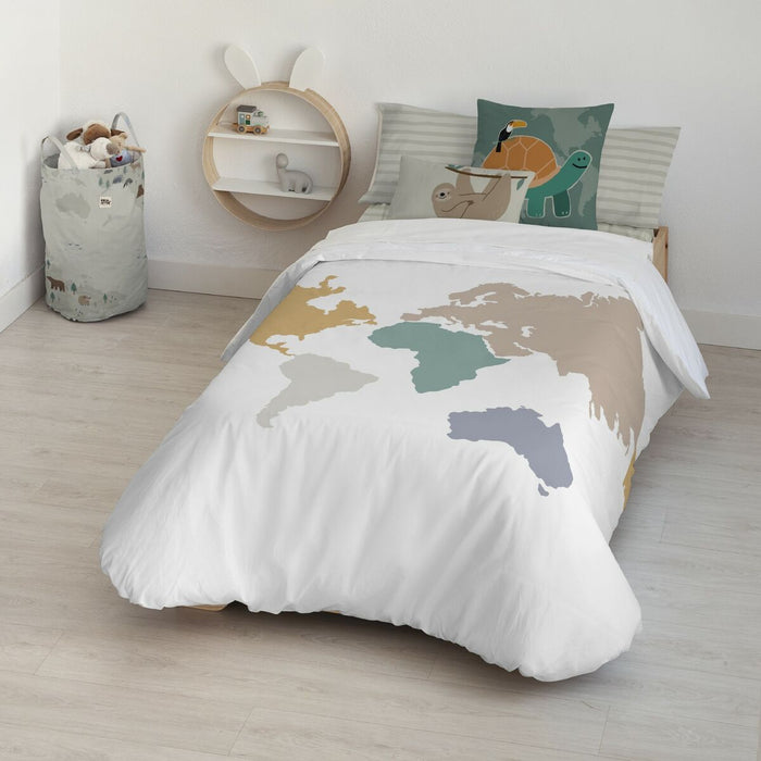 Husă de pilotă Kids&Cotton Maui BIg Alb 180 x 240 cm