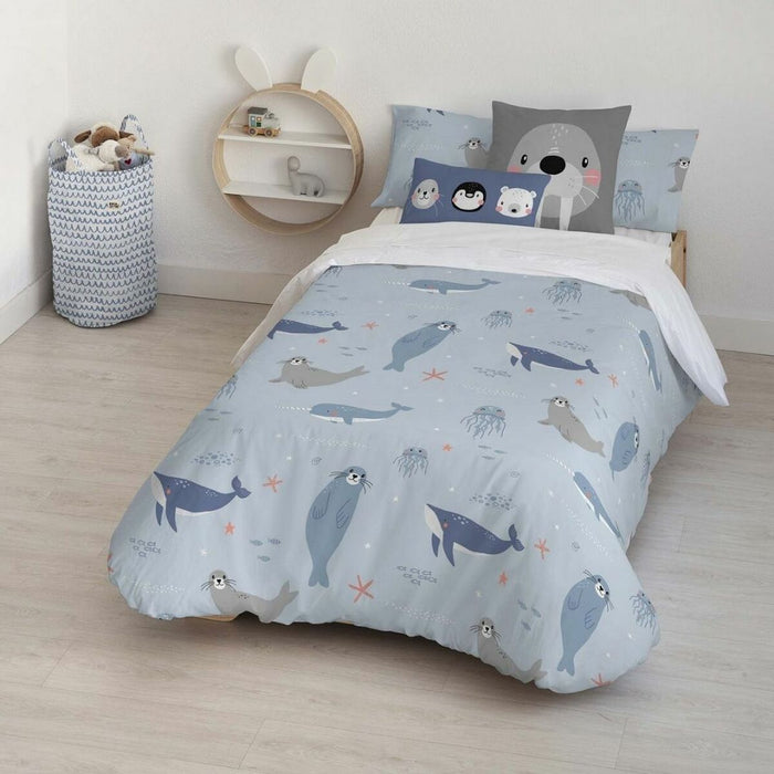 Husă de pilotă Kids&Cotton Tabor Small Albastru 180 x 240 cm