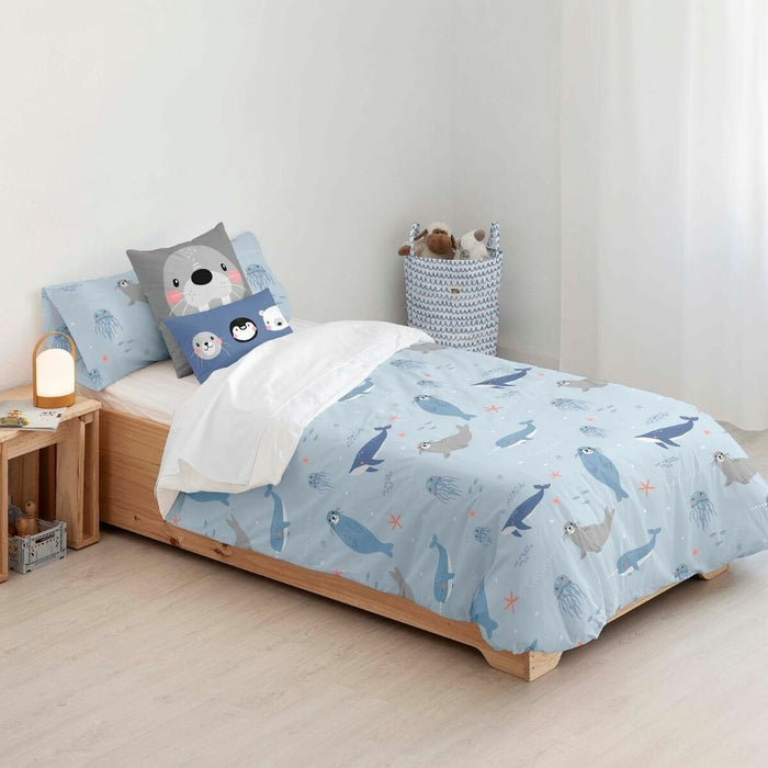 Husă de pilotă Kids&Cotton Tabor Small Albastru 180 x 240 cm