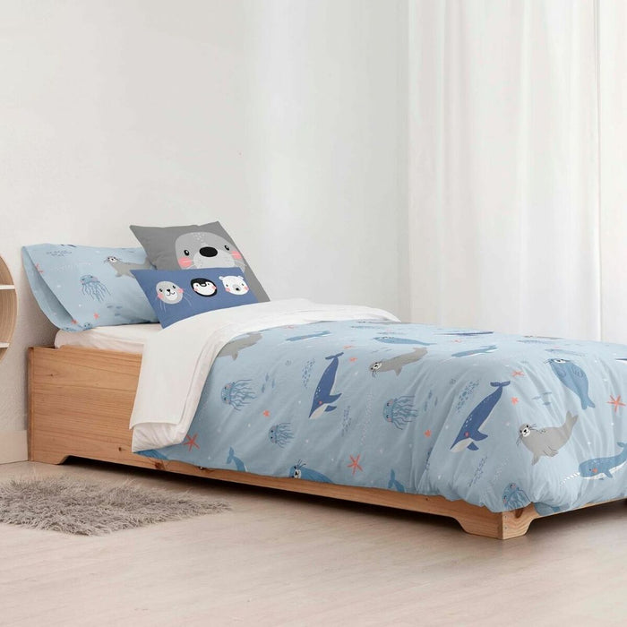 Husă de pilotă Kids&Cotton Tabor Small Albastru 180 x 240 cm