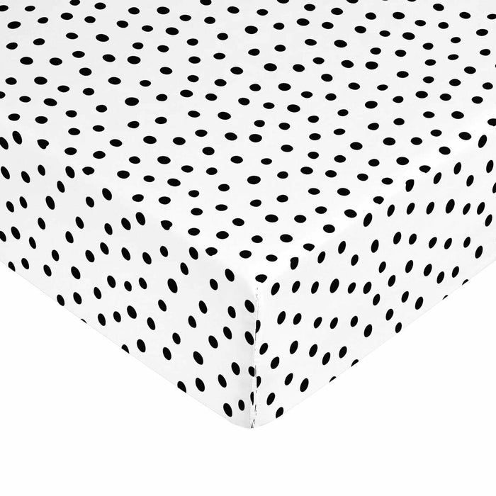 Foaie de fund montată Kids&Cotton Kibo Negru 105 x 200 cm