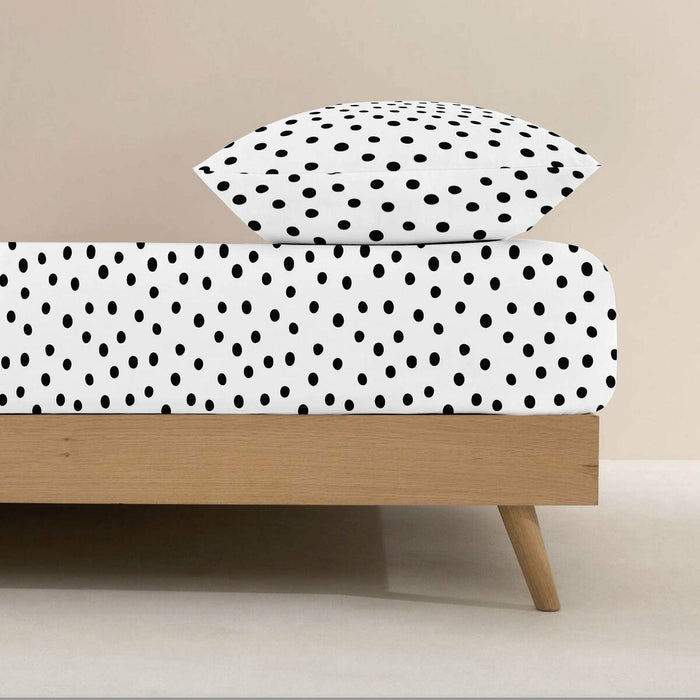 Foaie de fund montată Kids&Cotton Kibo Negru 105 x 200 cm