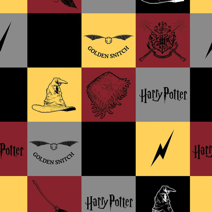 Husă de pilotă Harry Potter Hogwarts 155 x 220 cm Pat 90