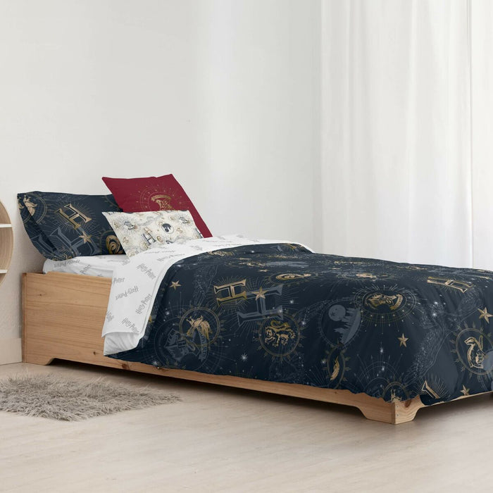 Husă de pilotă Harry Potter Gold 240 x 220 cm Pat 150/160