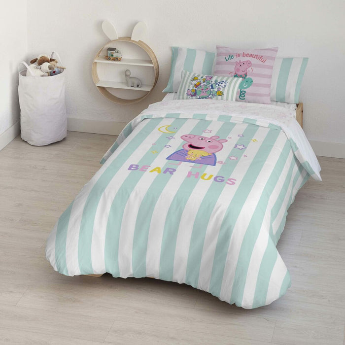 Husă de pilotă Peppa Pig Bear Hugs 180 x 220 cm