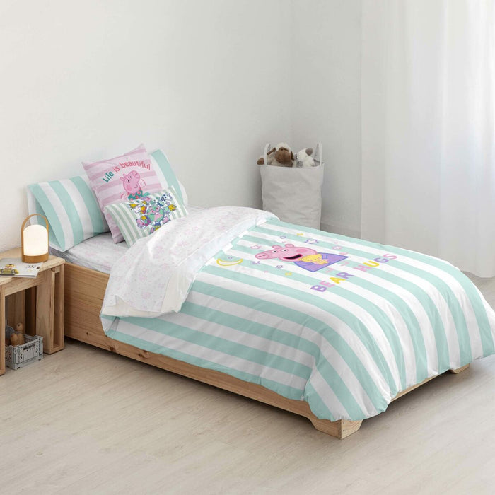 Husă de pilotă Peppa Pig Bear Hugs 155 x 220 cm